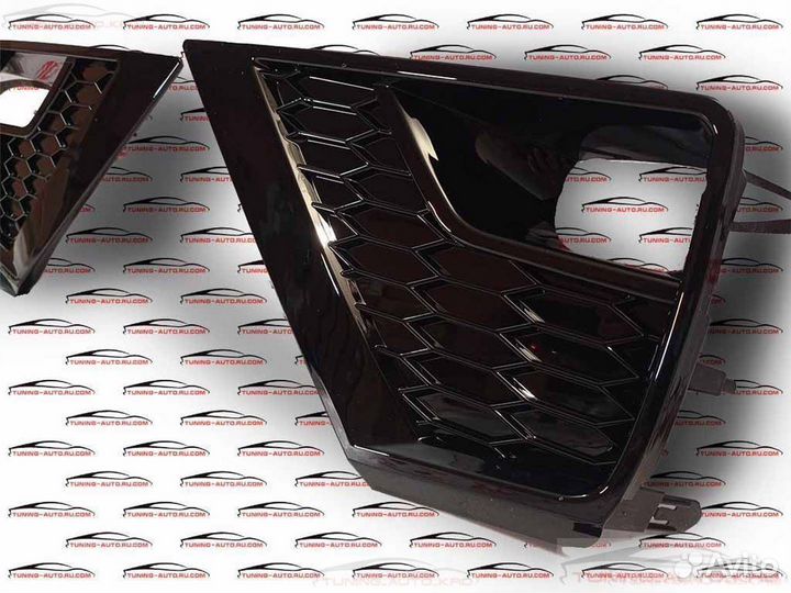 Накладки на туманки Toyota Land Cruiser Prado 150