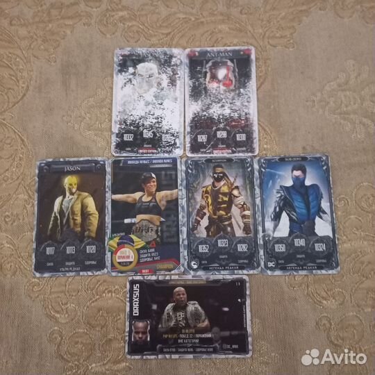 Карты с подписью