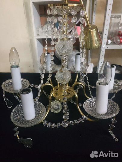 Хрустальная люстра СССР