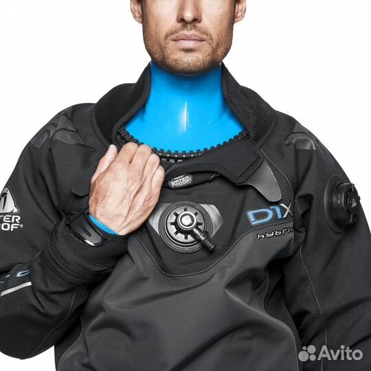 Сухой гидрокостюм для дайвинга D1x Hybrid Men