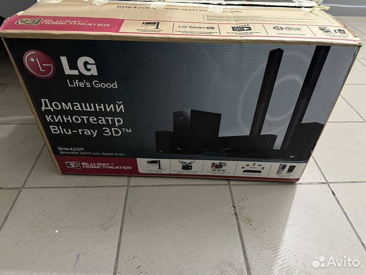 Домашний кинотеатр lg bh6420p