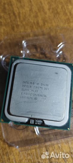 Процессор Intel core 2 duo e4600
