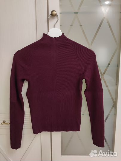 Лонгслив в рубчик