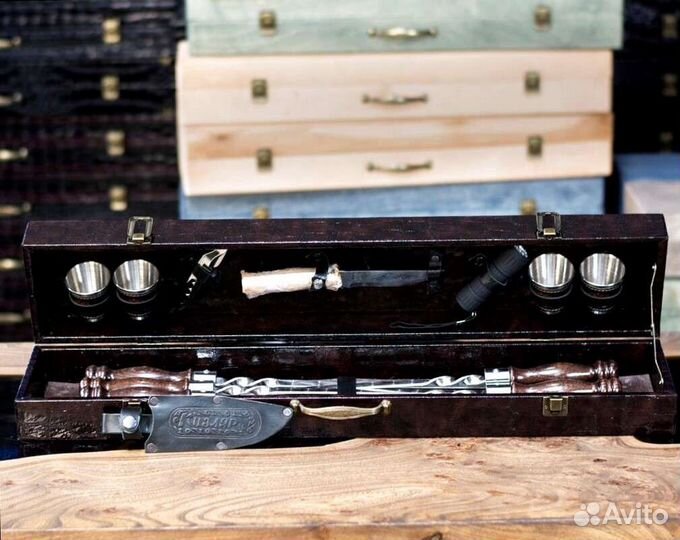 Набор подарочный для мужчины в чемодане