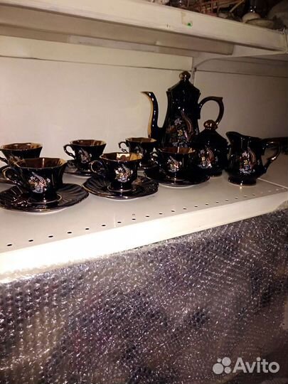 Сервиз кофейный Doganay Ceramic. Фарфор. На 6 перс