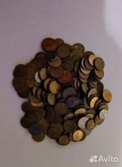 Монеты ходячки Россия + СССР. Одним лотом