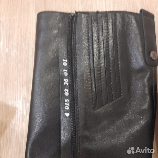 Сапоги демисезонные натуральная кожа 36