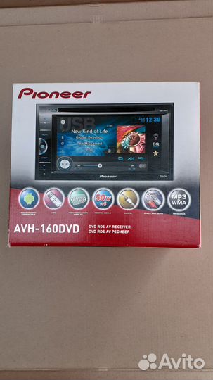 Автомагнитола pioneer AVH -160 DVD