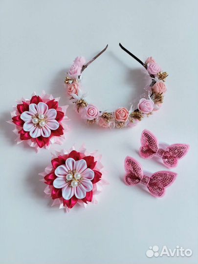 Резиночки для волос. Бантики