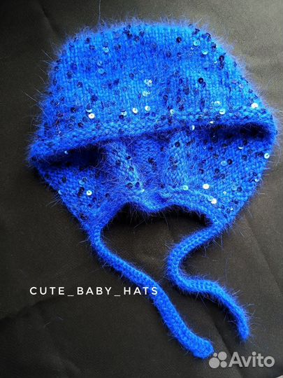 Чепчик с пайетками