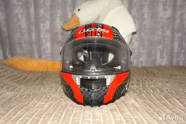 Легкий карбоновый мотошлем LS2 CR1 L- XL