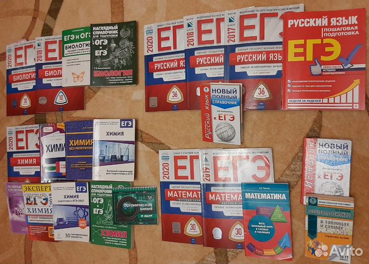 Учебники по химии биологии русскому егэ