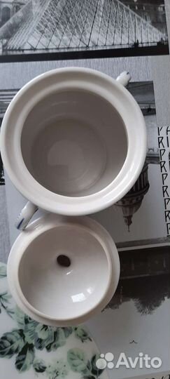 Сахарница СССР гжель