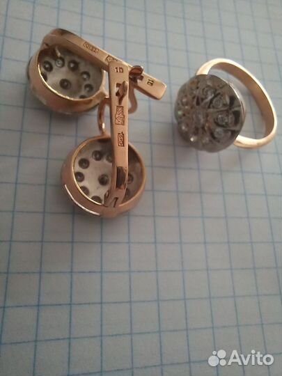 Золотой комплект 585