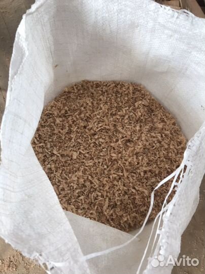 Опилки стружка в мешках