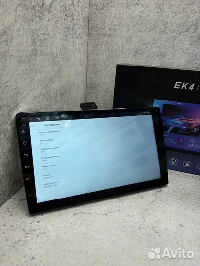 Автомагнитола EK4 6+128гб 9 дюймов