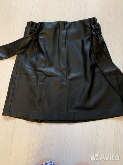 Кожаная юбка новая