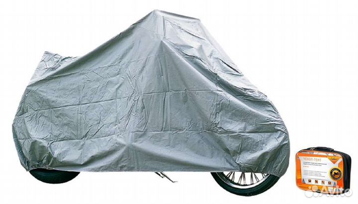 Чехол на мотоцикл Airline р.M 225х90х110см серый