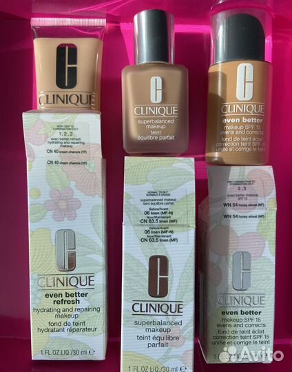 Clinique тональный новые оригинал