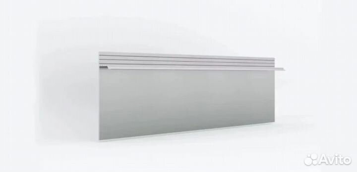 Скрытый напольн. плинтус анодиров. до 3 м