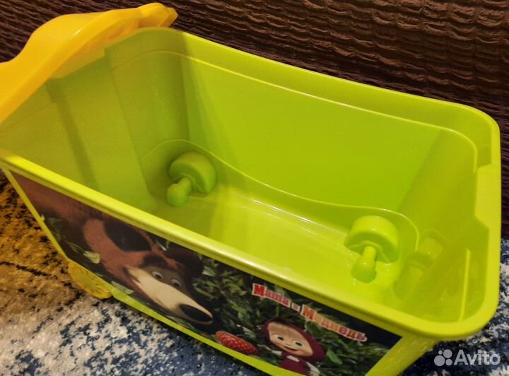 Ящик для хранения игрушек на колесах