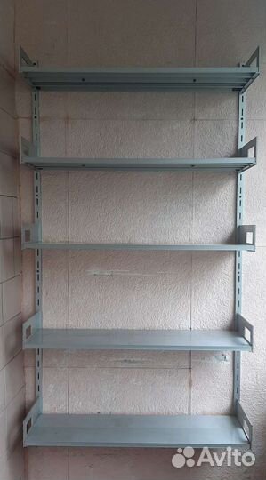 Полки алюминиевые переставные навесные