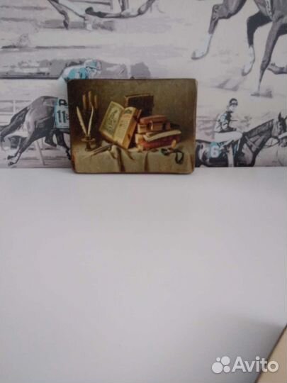 Картина-панно на дереве. Разм. 18х13