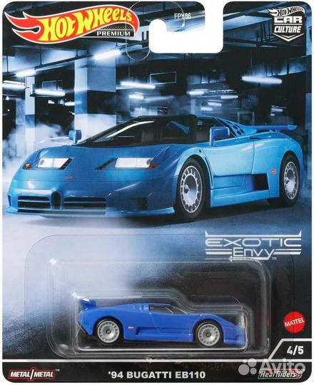 Коллекционная машинка Hot Wheels '94 Bugatti EB110