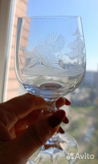 Бокал, фужер Охота, пр.Чехия