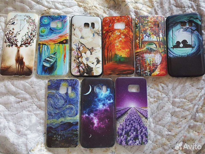 Чехлы на телефон samsung S7 Новые