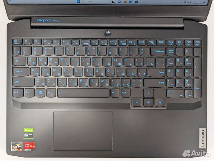 Игровой Lenovo IdeaPad ryzen5 4600H GTX 1650Ti