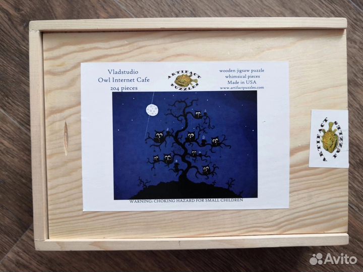Деревянный пазл, производство США