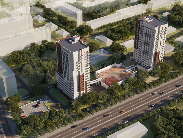 3-к. квартира, 93,6 м², 5/19 эт.