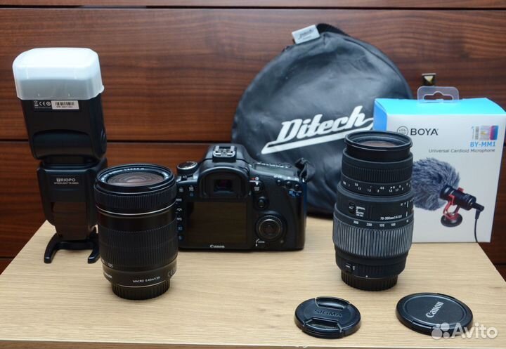 Как новый Сanon 7D +3 объектива/ вспышка/ комплект