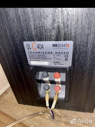 Акустические колонки mb quart 404 germany