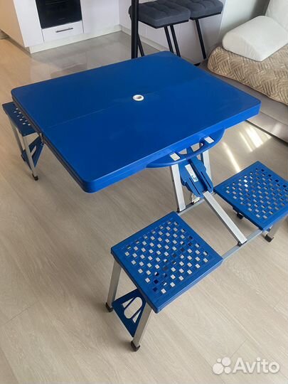 Стол со стульями раскладной