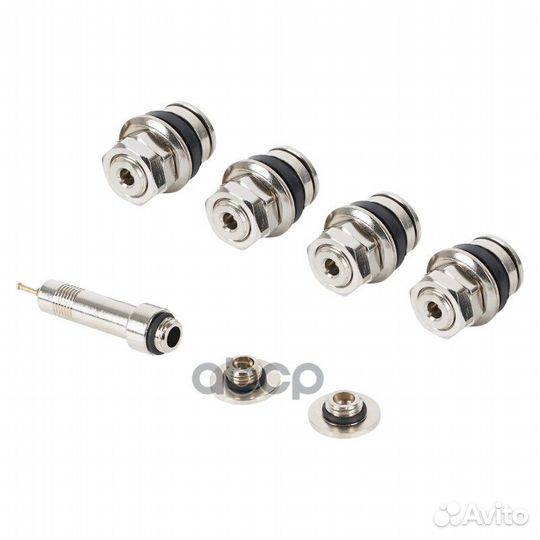 Вентили скрытые для колес (вентили 4шт., адаптер 1