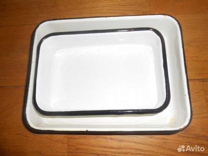 СССР. Лотки эмалированные для холодца