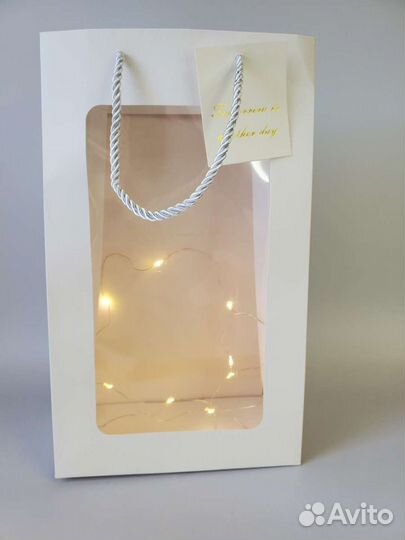 Пакет подарочный / сумка кашпо / сумка