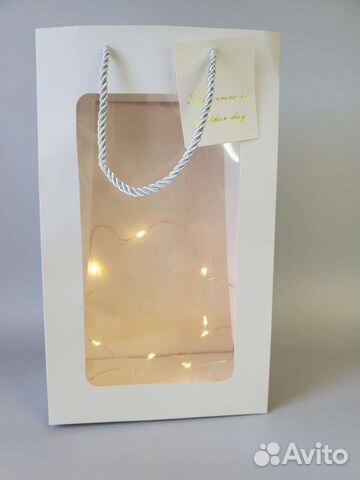 Пакет подарочный / сумка кашпо / сумка