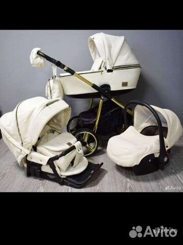 Детская коляска 3 в 1 adamex reggio