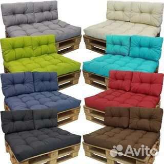 Подушки чехлы матрасы для садовай мебели