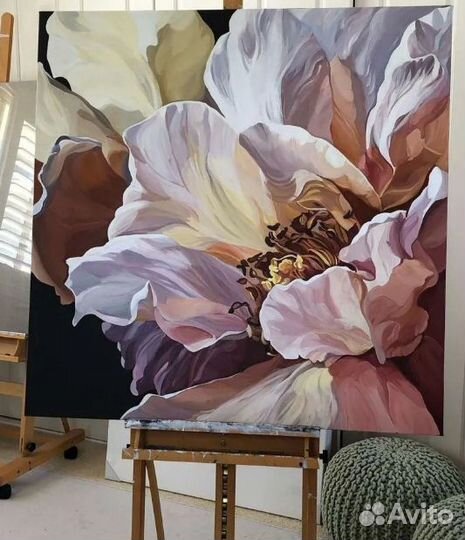 Цветок Современная картина маслом
