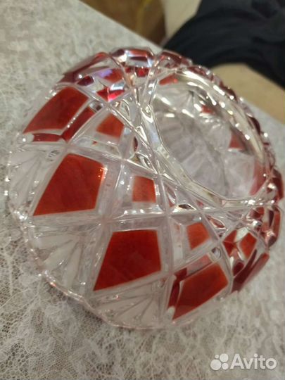 Салатник хрустальный