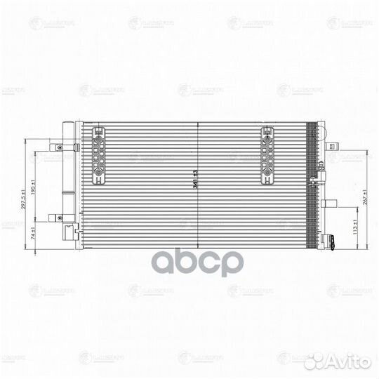Радиатор кондиционера audi A4 (07) /A6 (11) /Q5