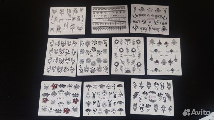 Наклейки для ногтей