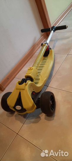 Самокат детский capella трёхколёсный светомузыкой