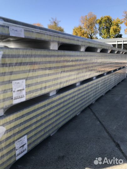 Сендвич панели минвата 180мм