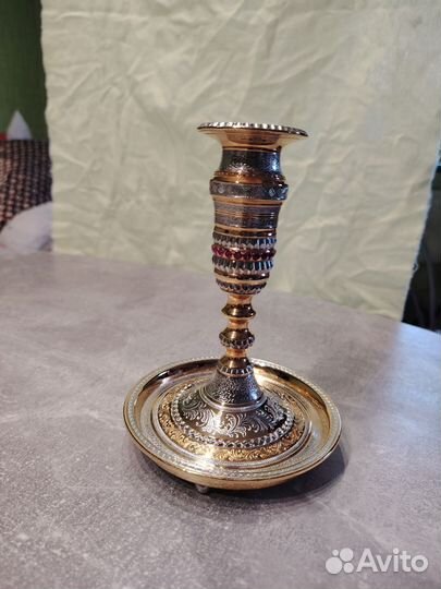Подсвечники и канделябры латунь