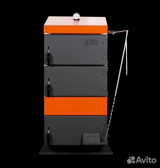 Котел твердотопливный дровяной DR TiS